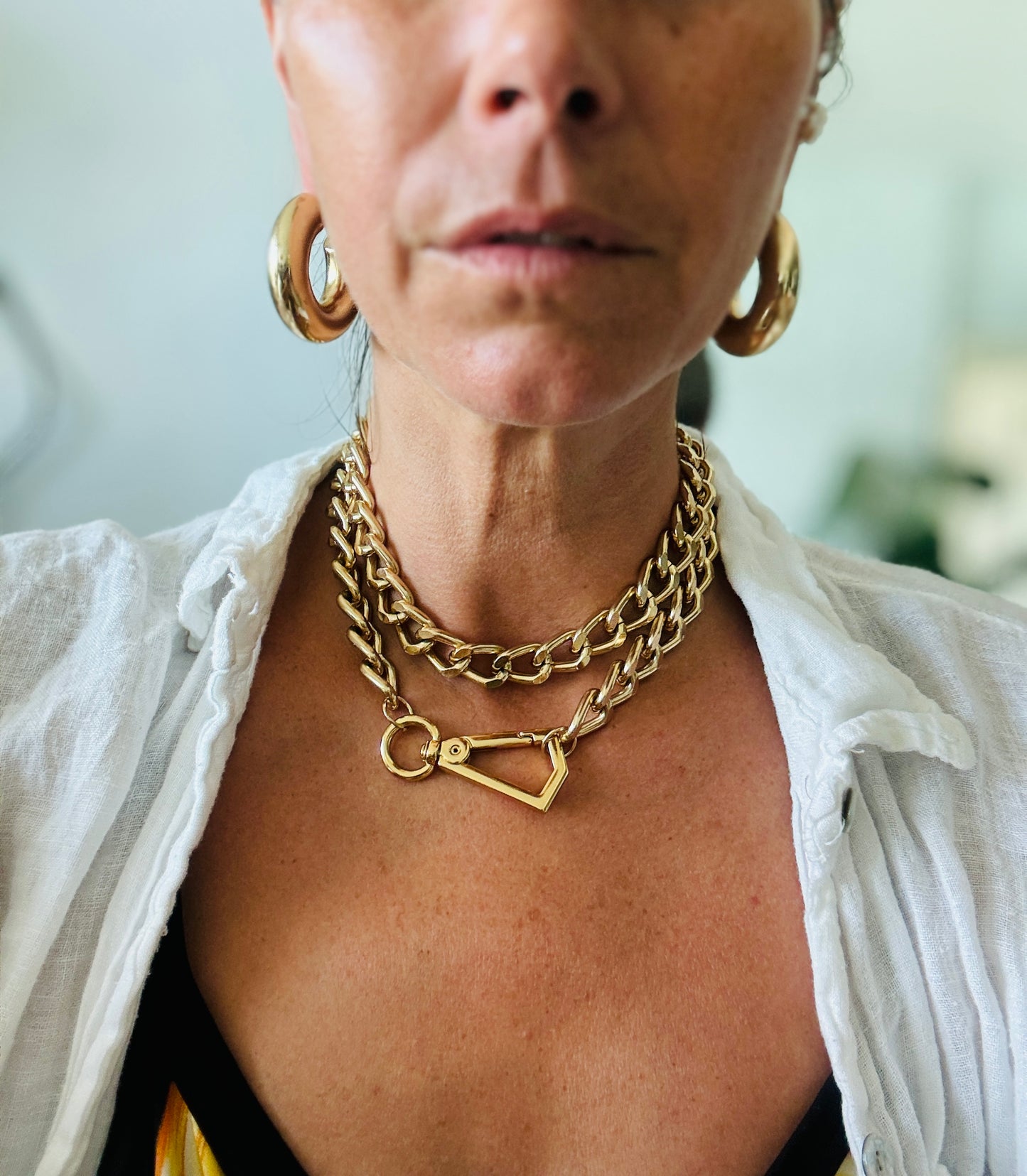 Multi Muse Cuban Link Chain Necklace