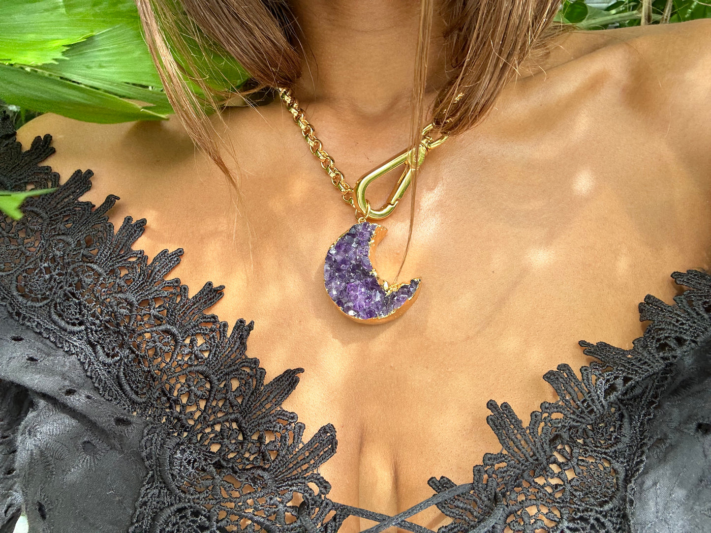 La Lune Amethyst Necklace