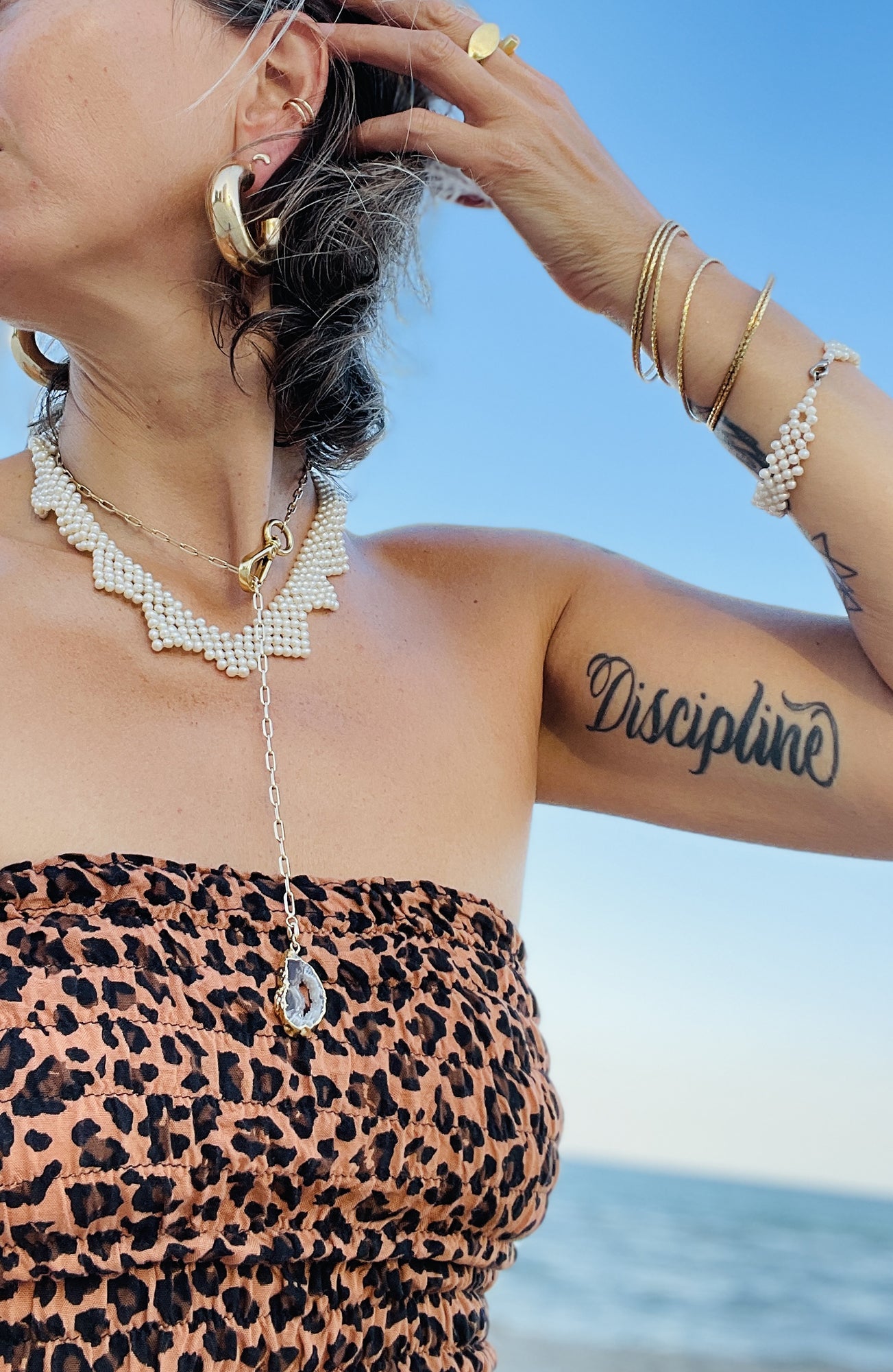 Elysian Elegance: 18K Gold Fill Vintage Pearl Necklace
